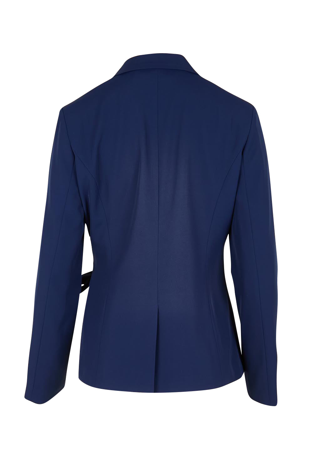 Product shot of the The Soft Suiting Lined Blazer – Navy in colour Navy, from the back