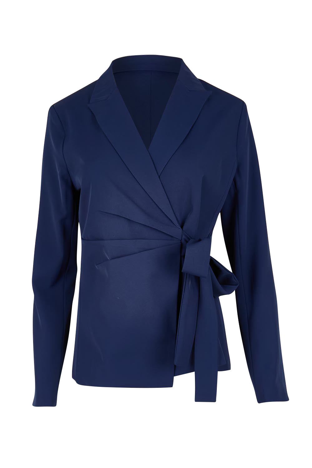 Product shot of the The Soft Suiting Lined Blazer – Navy in colour Navy, from the front
