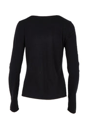 The Soft Boat Neck Knit – Black