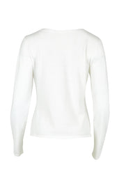 The Soft Boat Neck Knit – Snow