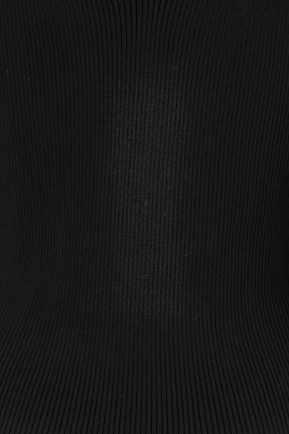 The Reversible Rib Knit Top – Black