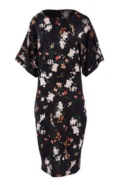 Preloved The Printed Kimono Sleeve Pencil Dress - Garden