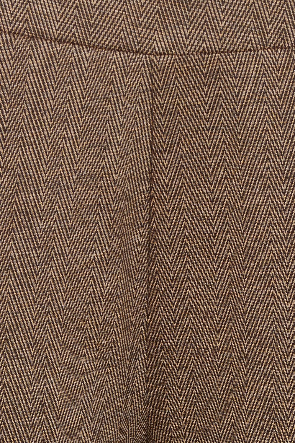 The Herringbone Wide Leg Pull On Pant – Camelbrown