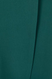 Product shot of the The Soft Suiting Lined Button Blazer – Darkteal in colour Darkteal, showing detail