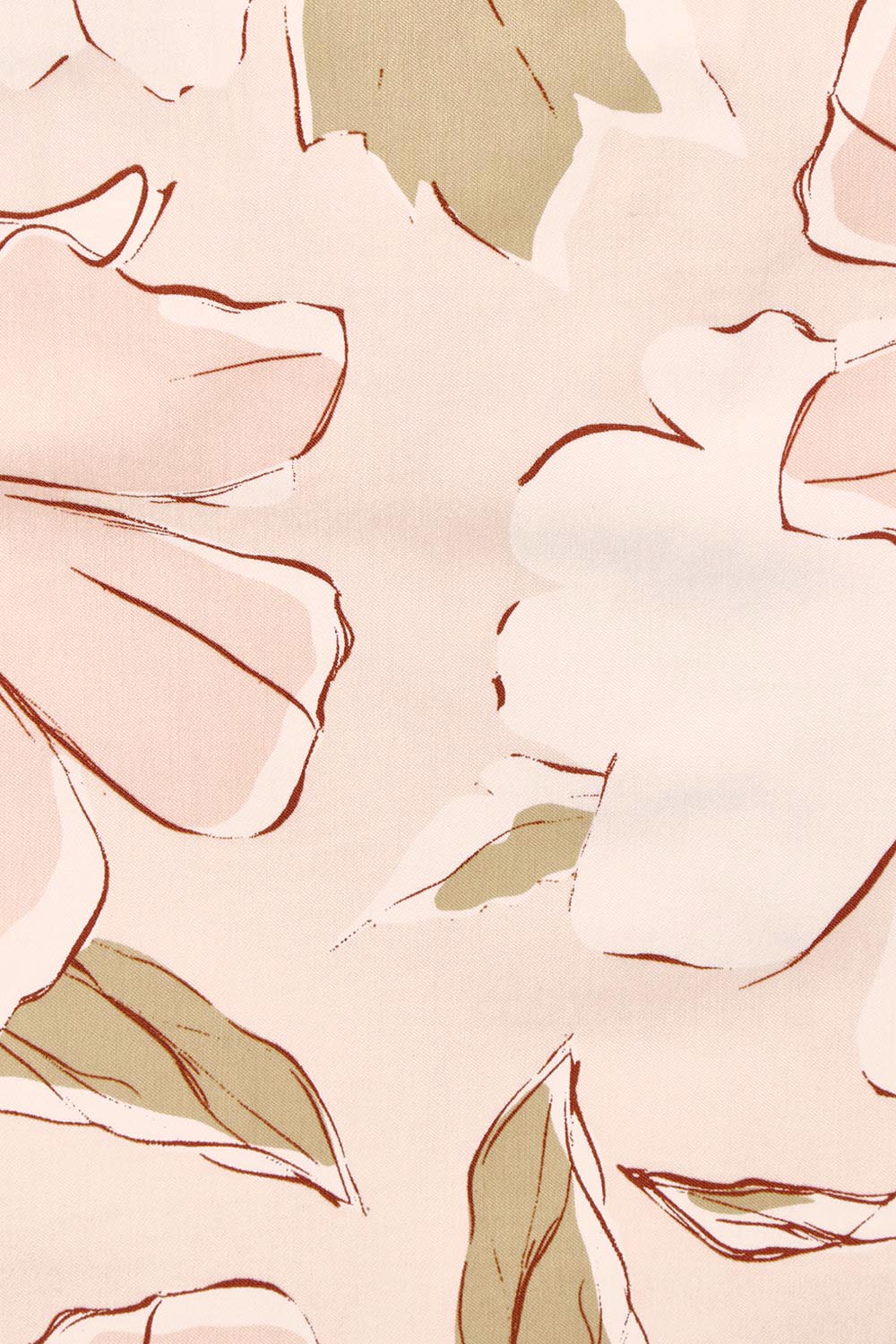 Product shot of The Tube Skirt in colour Blushbloom (Pink), detail