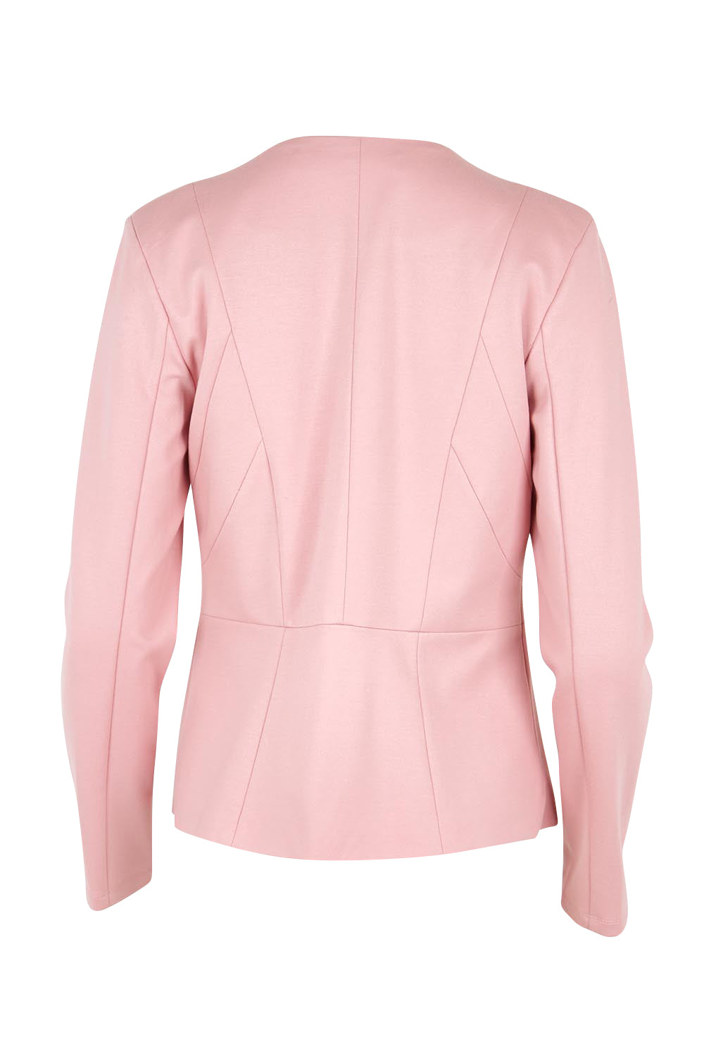 Product shot of the The Ponte Adore Jacket – Dustyrose in colour Dustyrose, from the back