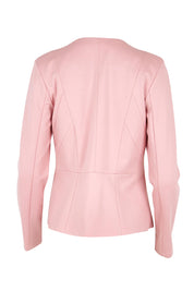 Product shot of the The Ponte Adore Jacket – Dustyrose in colour Dustyrose, from the back