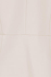 Product shot of the The Ponte Adore Jacket – Sand in colour Sand, showing detail
