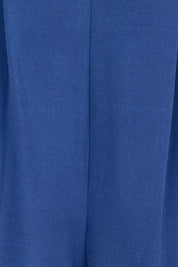 Product shot of the Belle Wide Leg Pant in colour Frenchnavy (Blue), detail