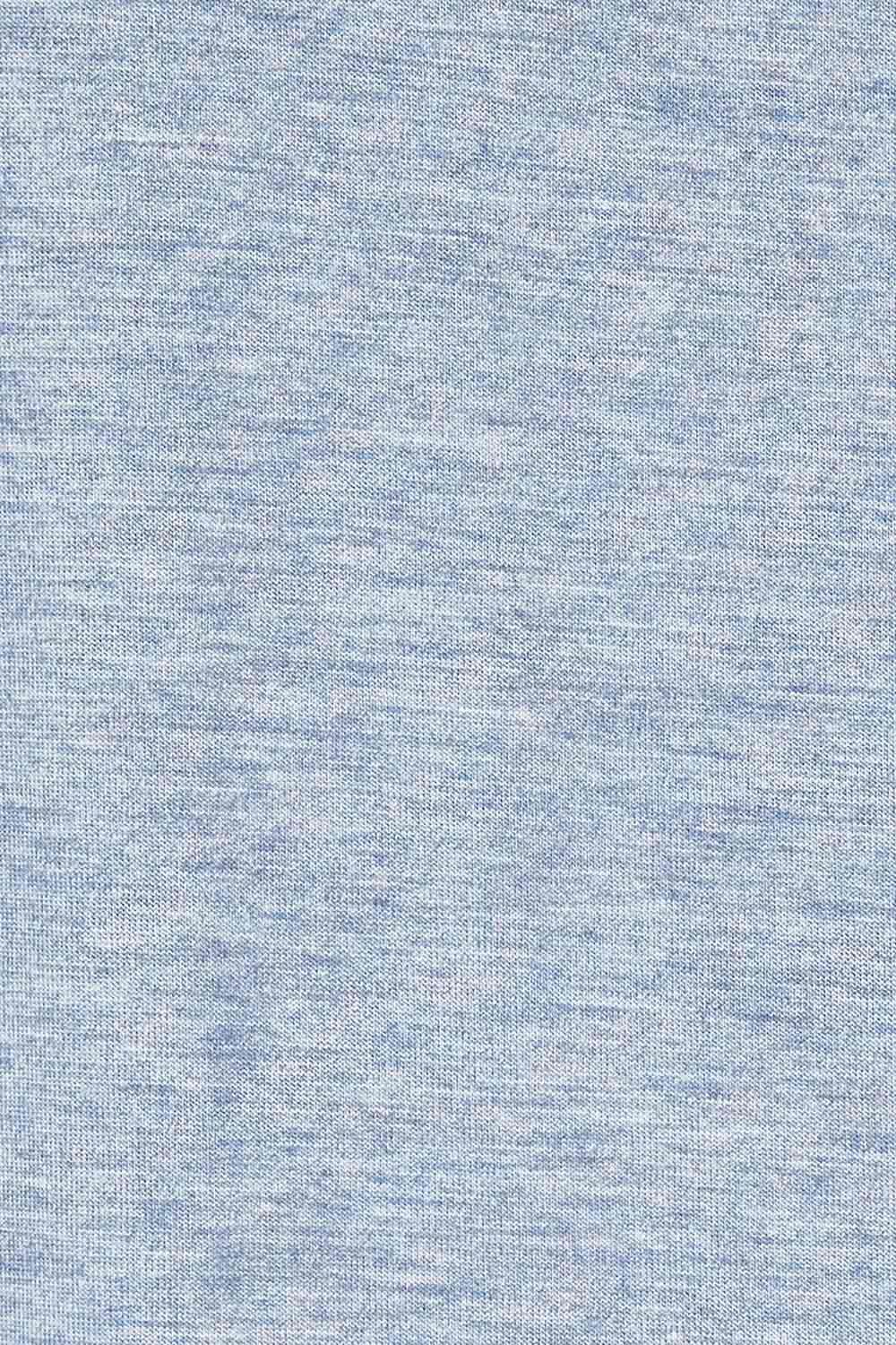 Product shot of the Belle New Cap Sleeve Forgiver Tee in colour Chambray (Blue), detail
