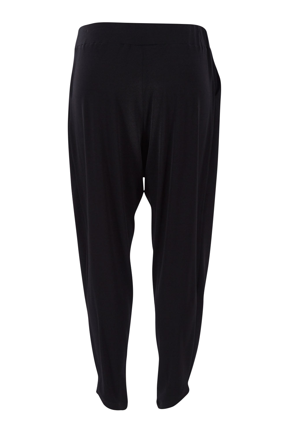 Product shot of the Belle Taper Pant in colour Black (Black), from the back