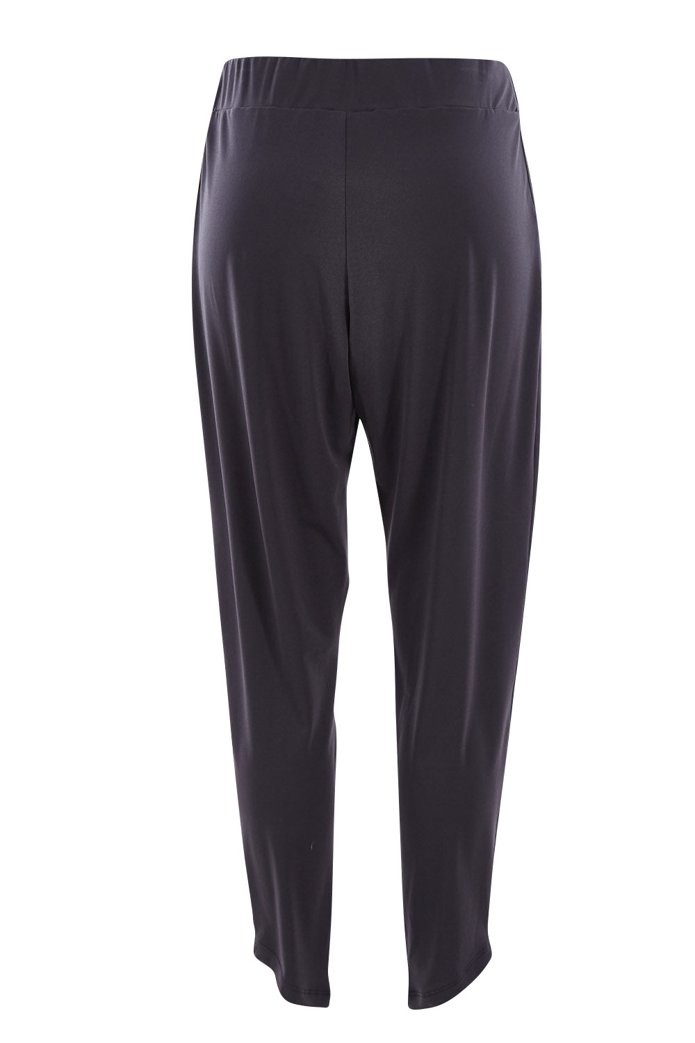 Product shot of the Belle Taper Pant in colour Charcoal (Grey), from the back