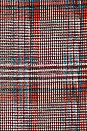 Product shot of the Belle Check Tee in colour Check, detail
