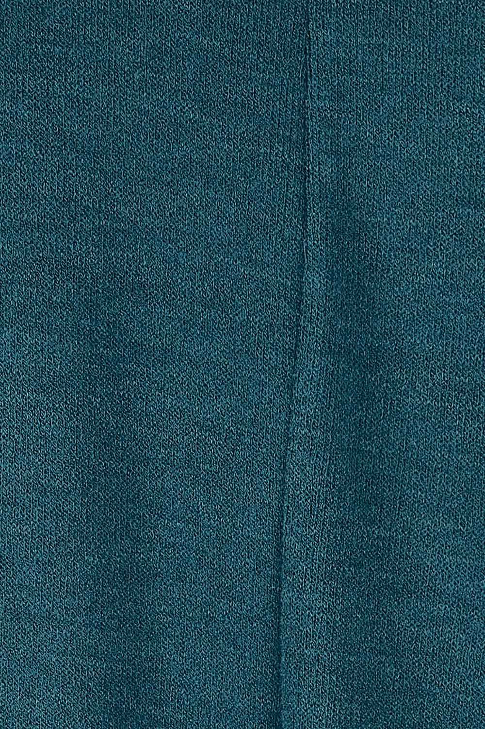 Product shot of the Belle Winter Warm Knit Throw Over in colour Teal (Blue), detail