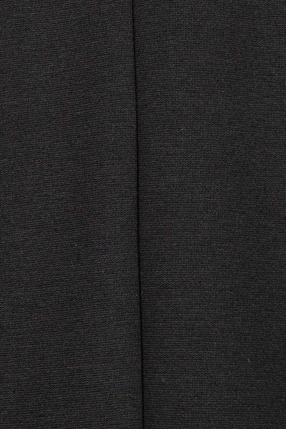 Product shot of the Belle Long Line Ponte Jacket in colour Black (Black), detail