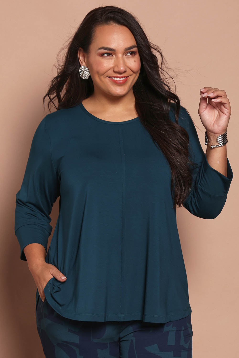 Belle Luxe Bamboo Spliced Tee – Deeplagoon