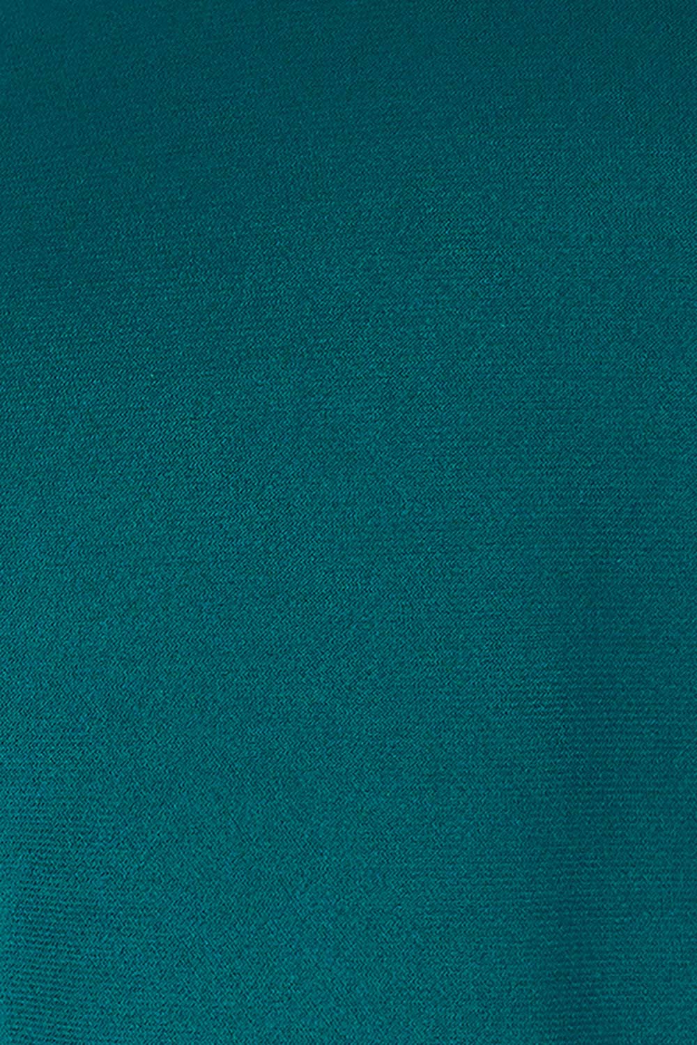 Product shot of the Belle Recycled Full Sleeve Dress in colour Teal (Green), detail