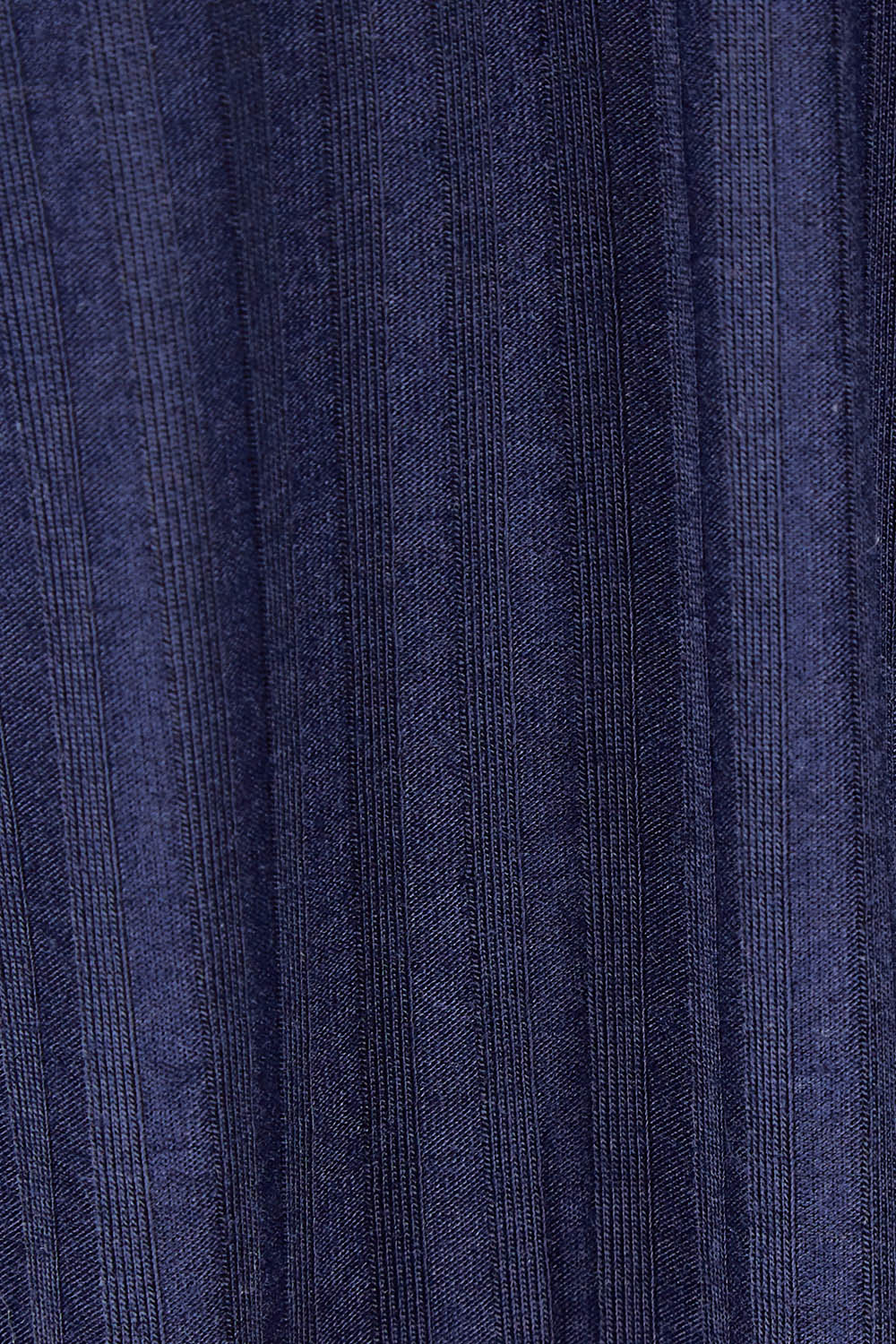 Product shot of the Belle X Over Long Sleeve Tee in colour Navy (Blue), detail