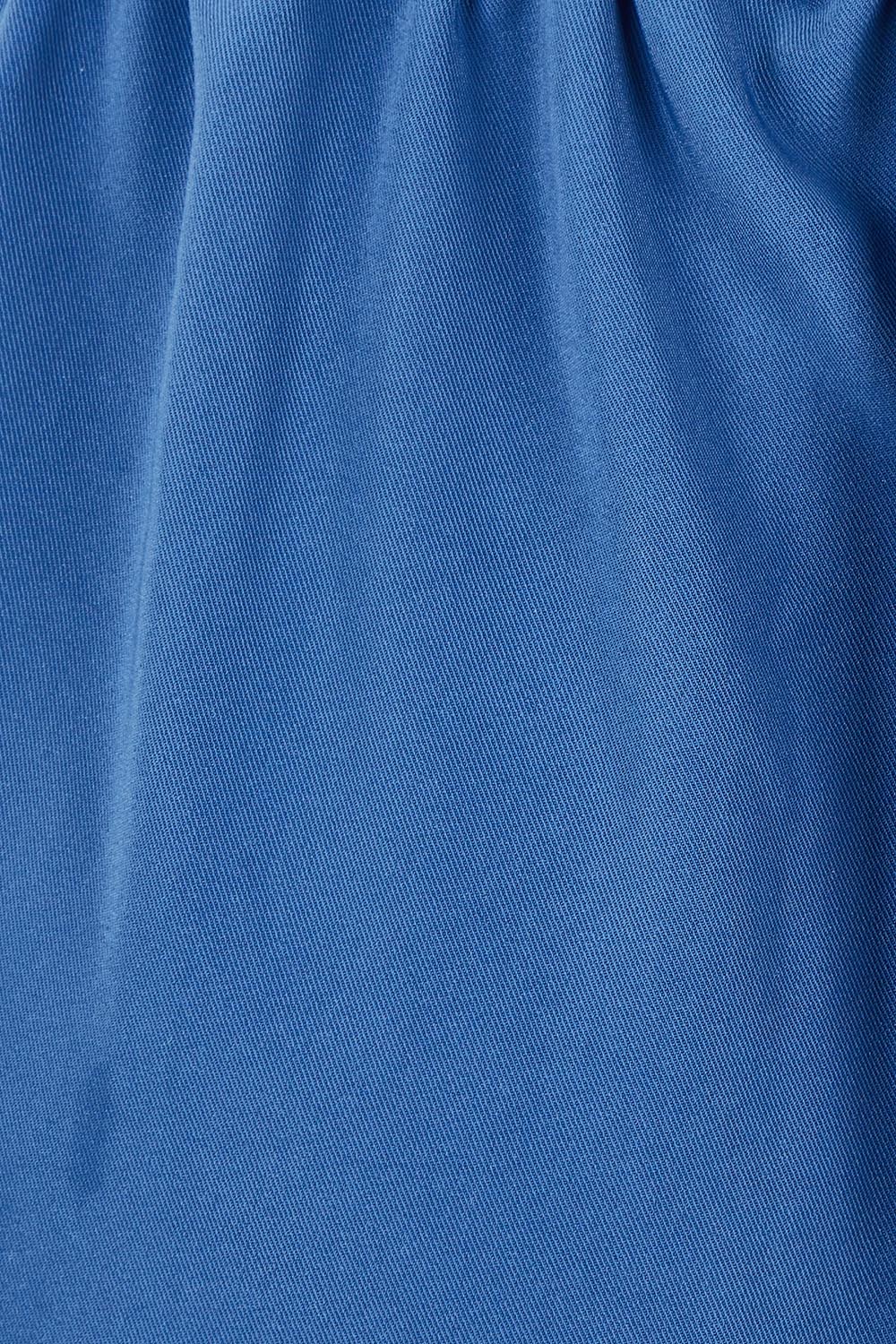 Product shot of the Belle Pull On Tailored Soft Suiting  Pant in colour Ink (Blue), detail