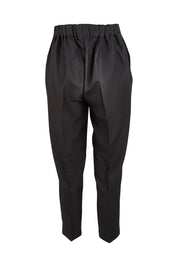 Product shot of the Belle Pull On Tailored Pant in colour Black (Black), from the back