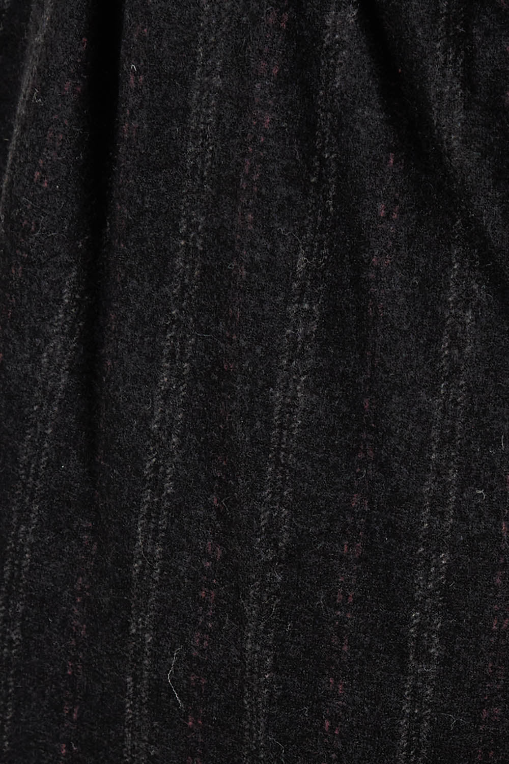 Product shot of the Belle Wide Leg Printed Ponte Pant in colour Blackstrip (Black), detail