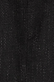 Product shot of the Belle Boucle Double Breasted Jacket in colour Black (Black), detail
