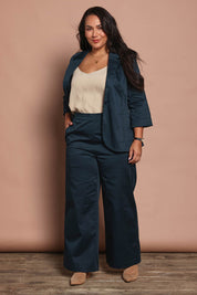 Belle Cotton Comfort Wide Leg Pants – Deeplagoon