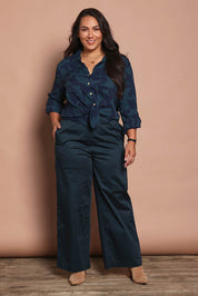 Belle Cotton Comfort Wide Leg Pants – Deeplagoon