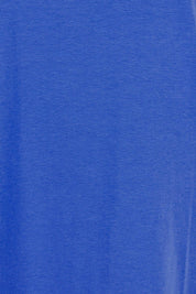 Product shot of the Belle Luxe Cotton Tank in colour Seablue (Blue), detail