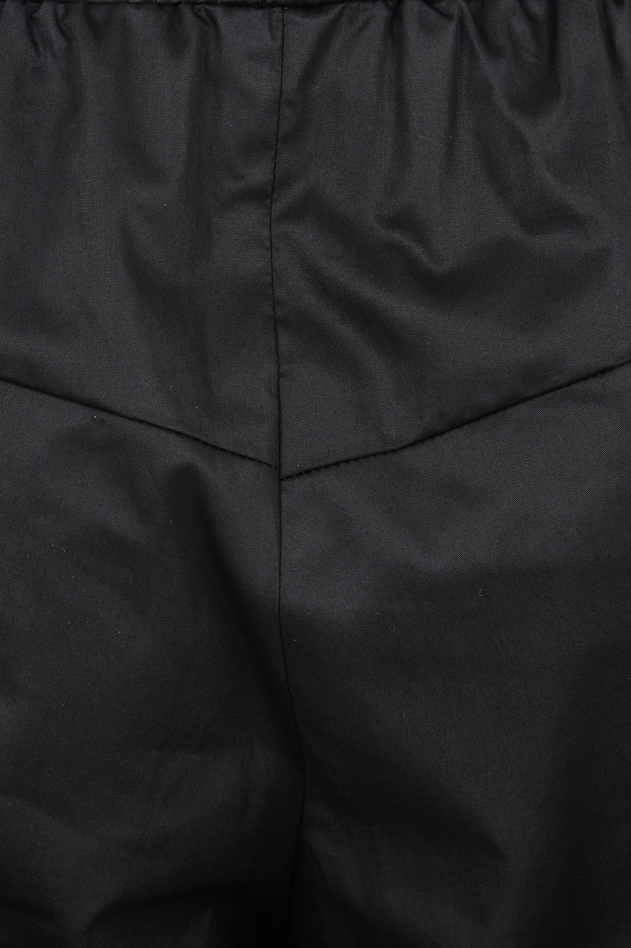 Product shot of the Belle Cotton Palazzo Pant in colour Black (Black), detail
