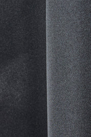 Product shot of the Belle Luxe High Low Column Dress in colour Black (Black), detail