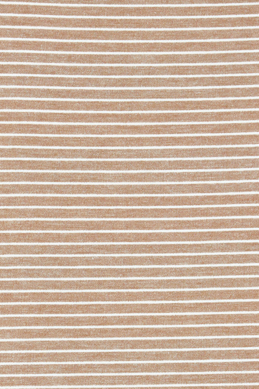 Product shot of the Belle Striped Relaxed Fit Tee in colour Tanwhite, detail