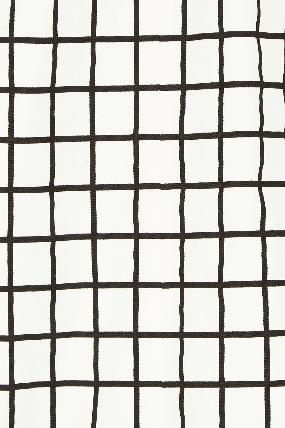Product shot of the Belle Printed Cotton Blazer in colour Whiteblack (White), detail