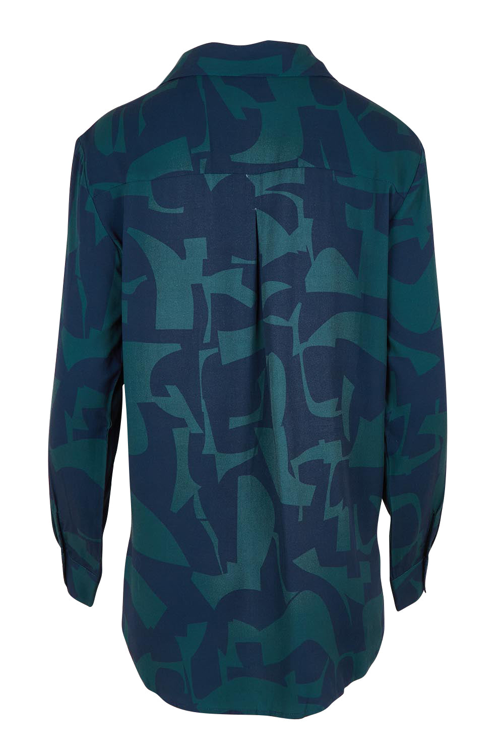 Belle Luxe Ecovero Printed Shirt – Bluelagoon
