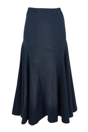 Belle Luxe Panelled Maxi Skirt – Navy
