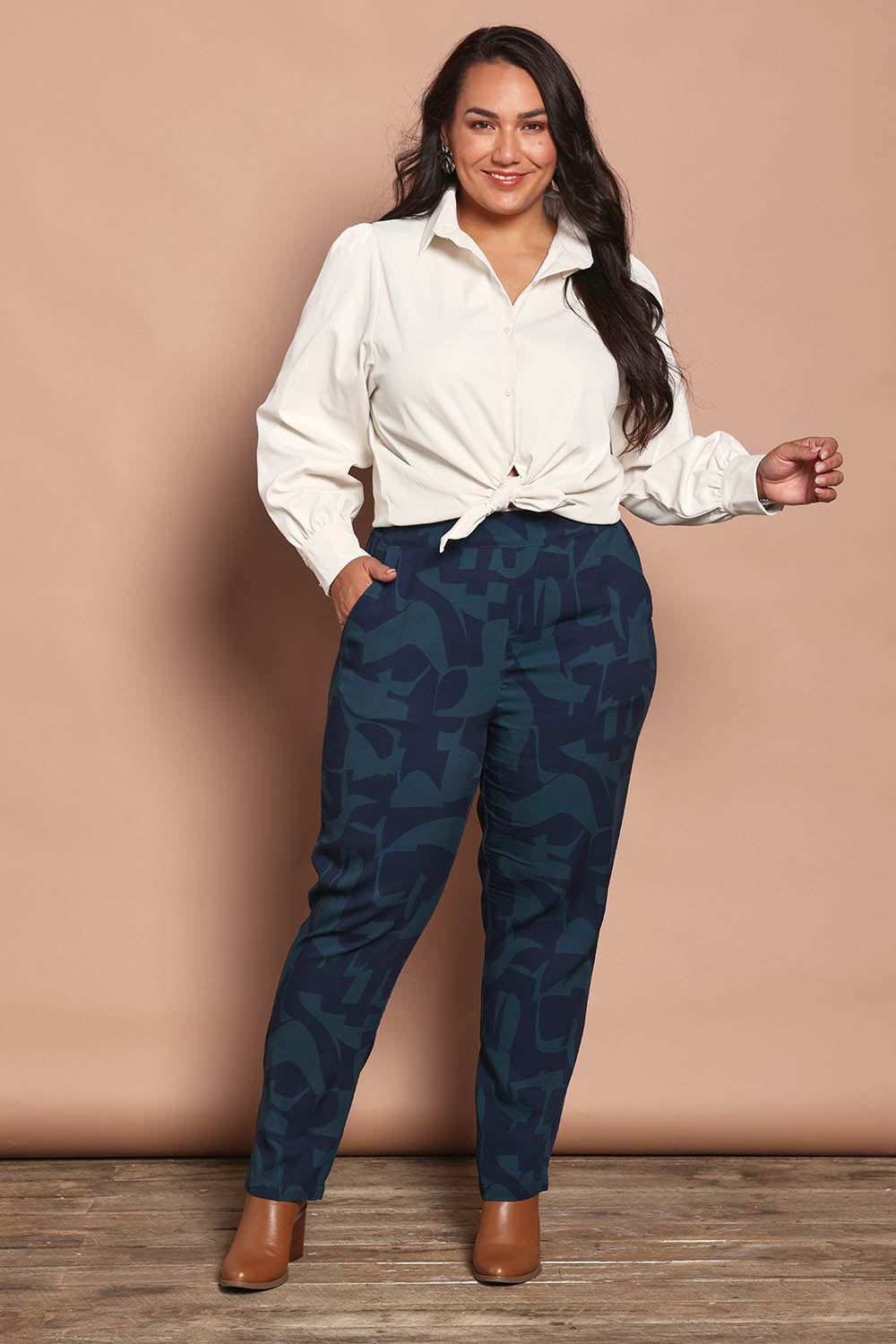 Belle Luxe Full Sleeve Shirt – Ivory