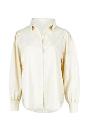 Belle Luxe Full Sleeve Shirt – Ivory