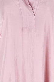 Product shot of the Belle Easy Wear Every Wear Blouse - Dusty pink in colour Dusty Pink, showing detail