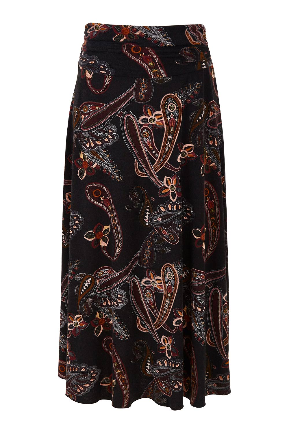 Preloved Chasing The Clouds Away Maxi Skirt - Blkpaisley