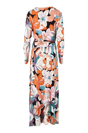 Preloved Life Is Beautiful Wrap Maxi Dress - Flowerpow