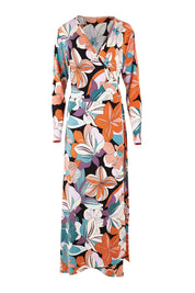 Preloved Life Is Beautiful Wrap Maxi Dress - Flowerpow