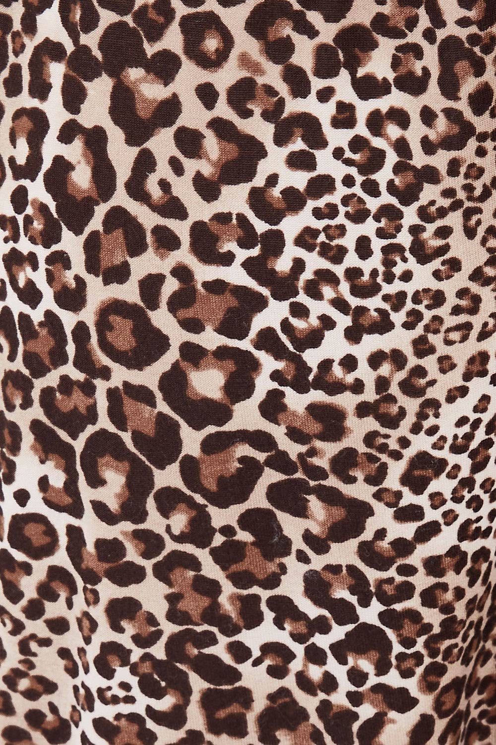 Product shot of the Tied To You Comfort Pants in colour Leopard, detail