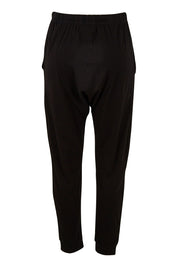 Product shot of the Easy Living Pants in colour Black (Black), from the back