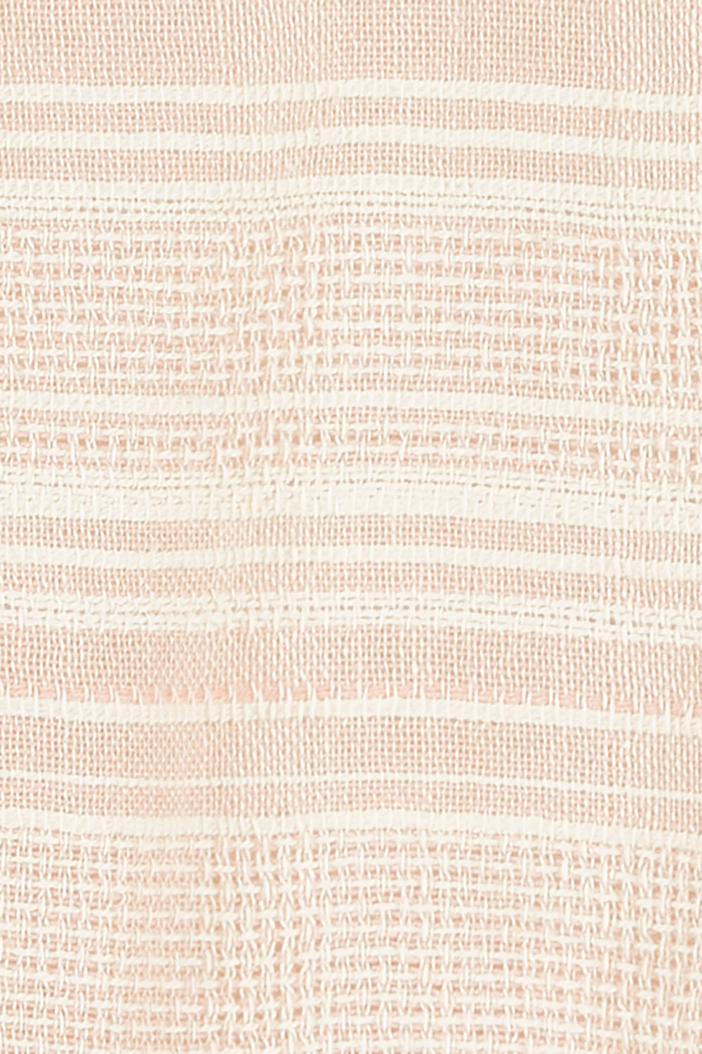 Product shot of the Perfect As You Are Stripe Top in colour Peach (Pink), detail