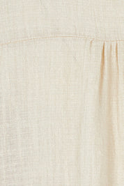 Product shot of the Cute As A Button Blouse in colour Natural, detail