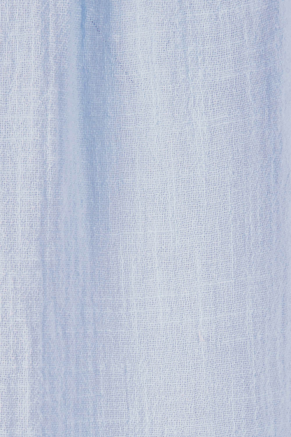 Product shot of the Cute As A Button Cotton Blouse - Sky in colour Sky, showing detail