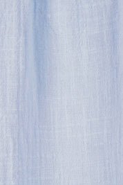 Product shot of the Cute As A Button Cotton Blouse - Sky in colour Sky, showing detail