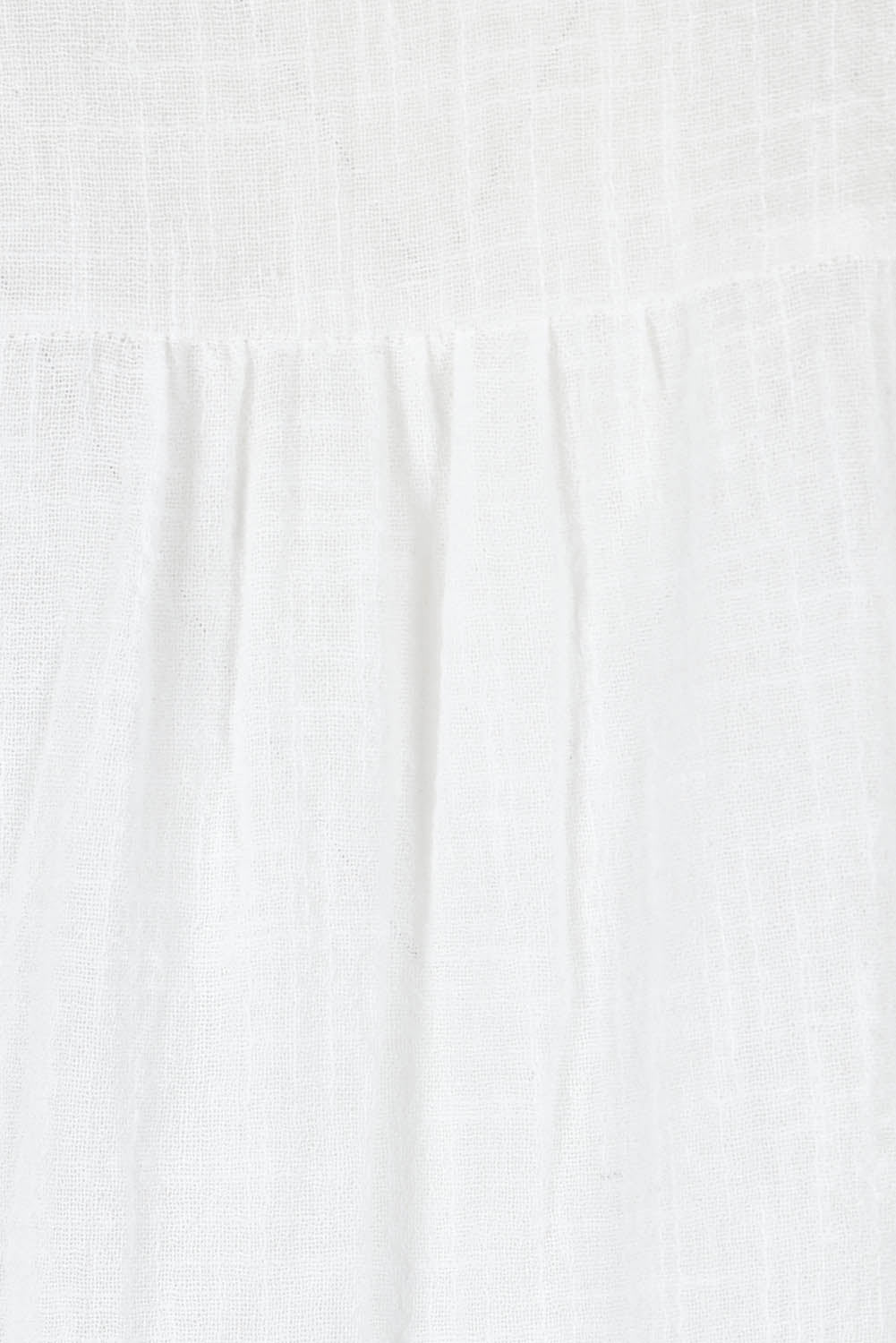 Product shot of the Cute As A Button Blouse in colour White (White), detail