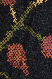 Product shot of the You Colour My World Kimono in colour Blkfleur (Black), detail