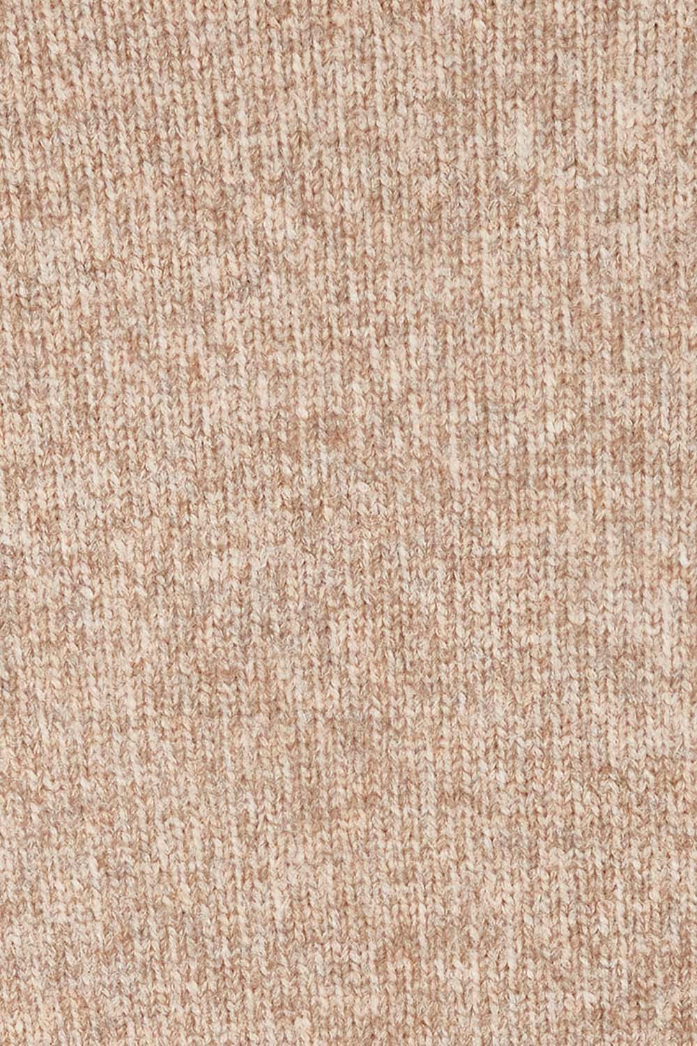 Product shot of the With You At My Shoulder Jumper in colour Camel, detail